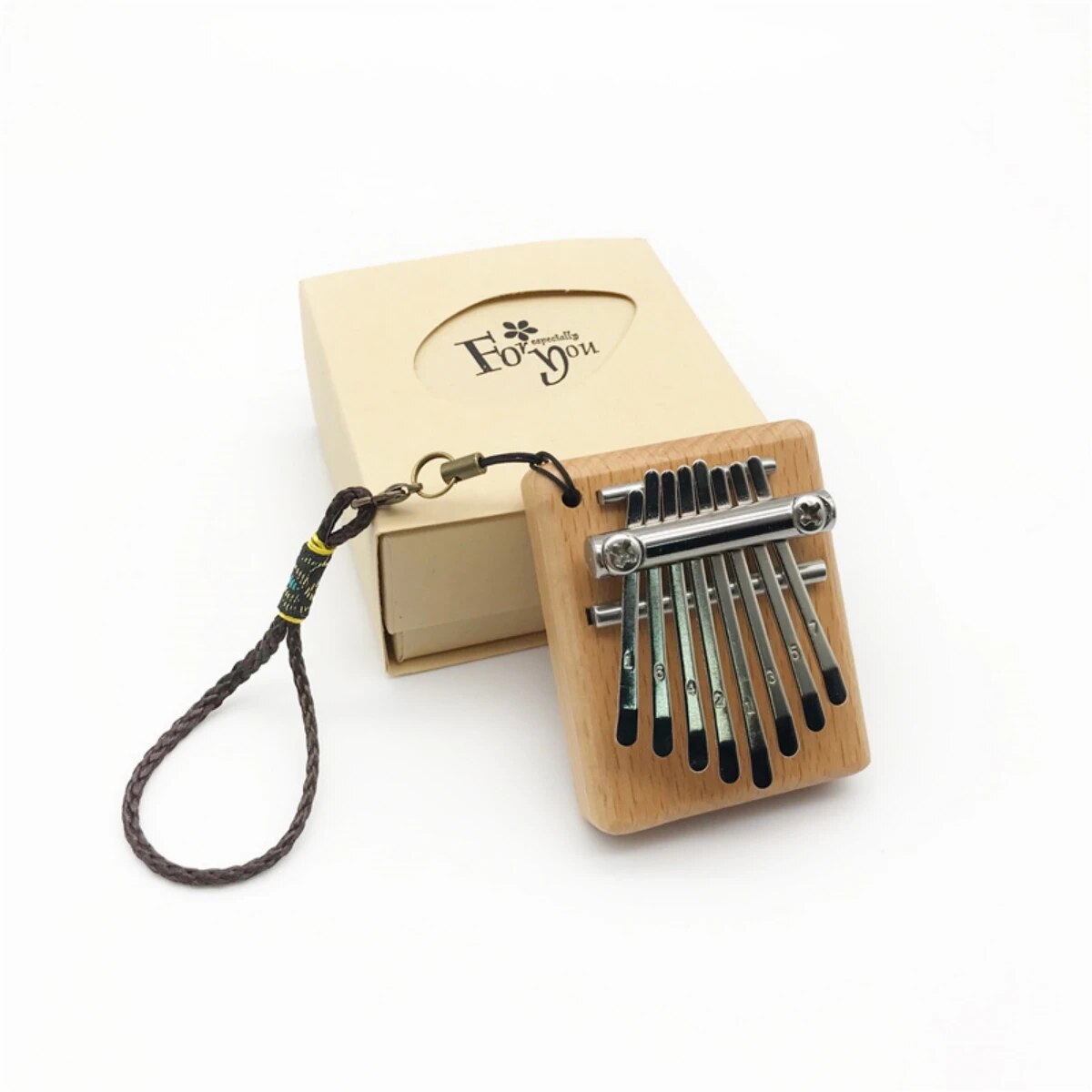 Musical Instrument African - Miwayer Mini Kalimba 8 Toets Duimpiano