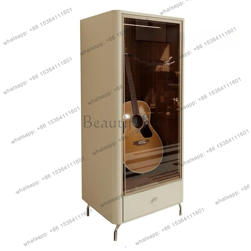 Musical Instrument French - Muziekinstrument Ukelele Vitrinekast Franse Wind Vitrinekast