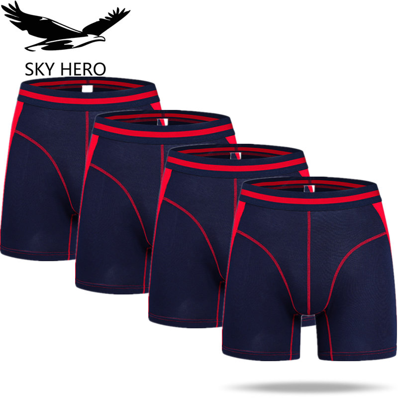 Didgeridoo Bamboo - 4 Stks/partij Lange Boxershorts Ondergoed Boxers