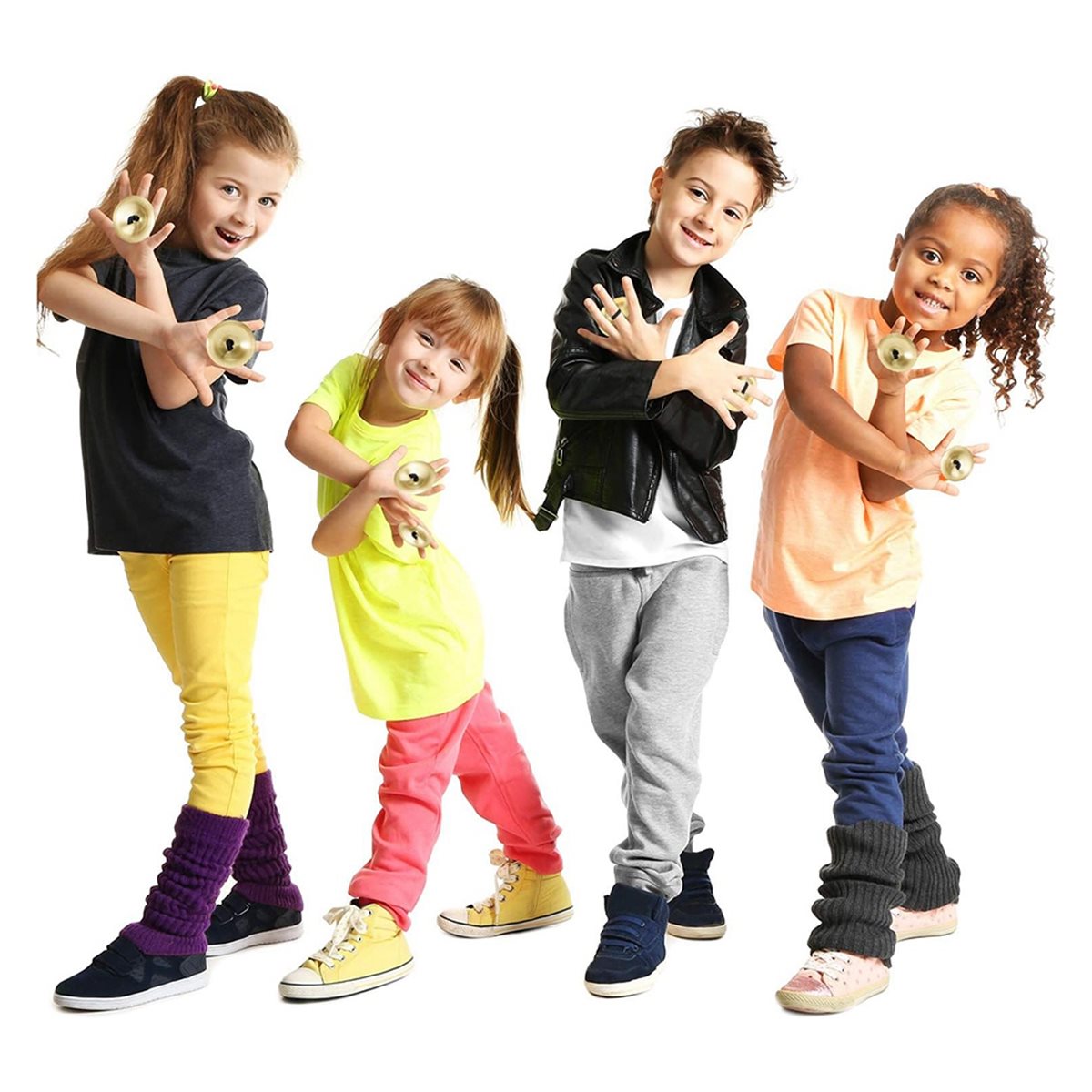Musical Instrument Zills - 6-delige vingerbekkens buikdanszills muziekinstrument voor dansfeest