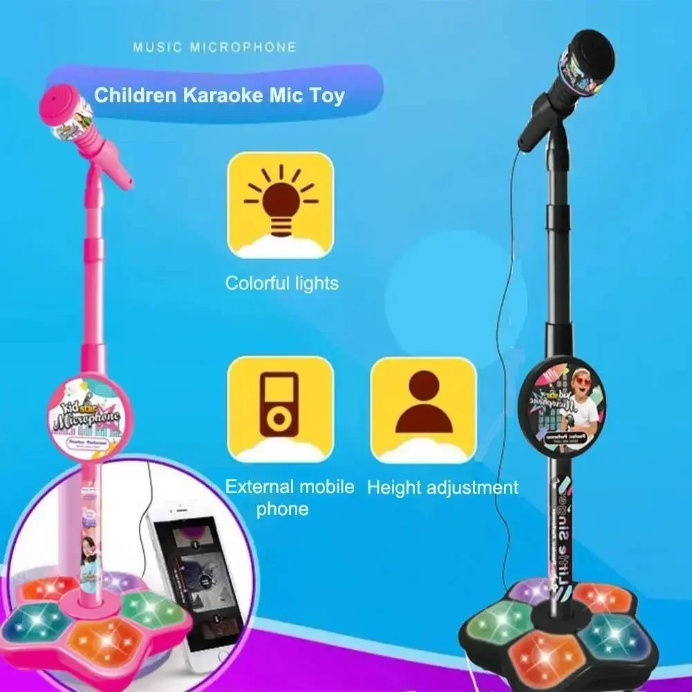 Song With Musical Instrument - Kindermicrofoon met standaard Karaoke Lied Verticale