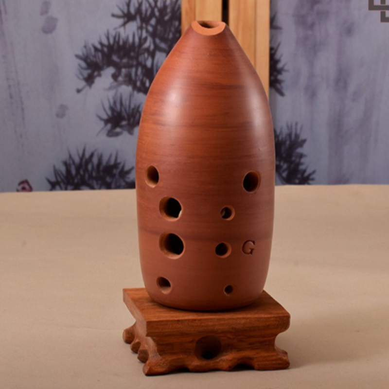Musical Instrument Xun - 10-gaats aardewerk Xun Sound Healing Meditatie