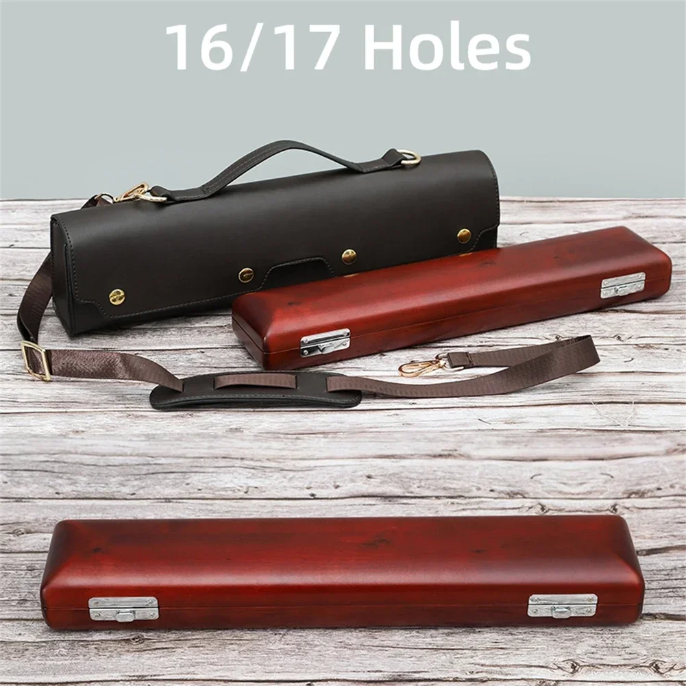 Musical Instrument Box - Draagbare opbergkoffer voor 16-17 gaten fluit