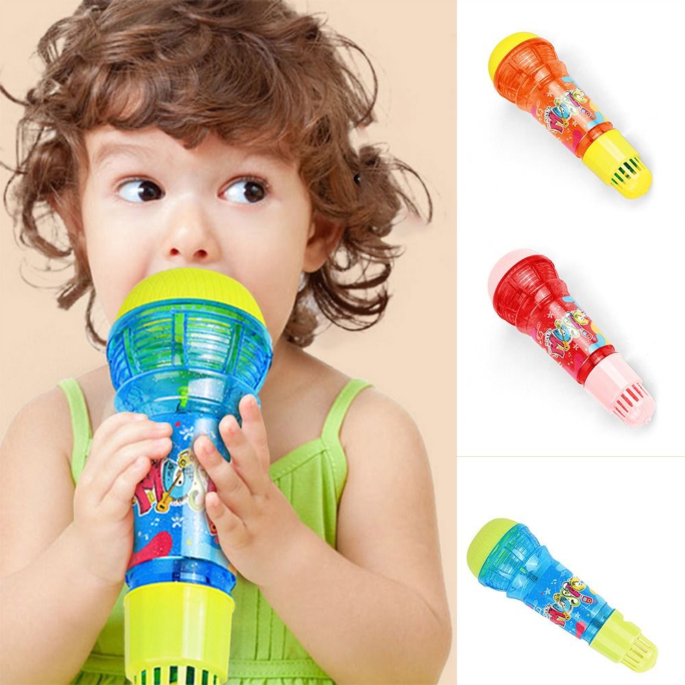 Song With Musical Instrument - Grappige plastic echo-microfoon Grote maat Fysiek