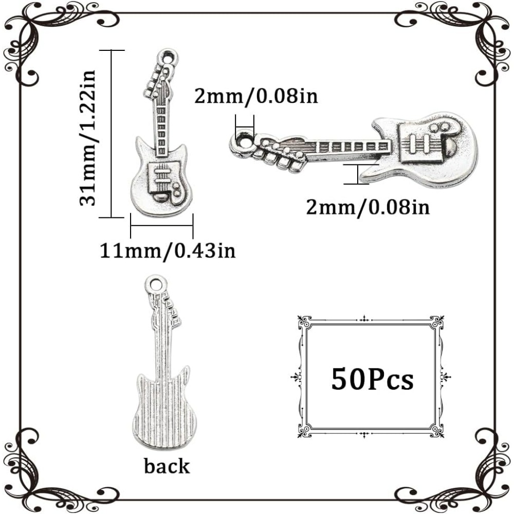 1 doos 50 stuks vintage gitaar - Musical Instrument Box recensie en prijs