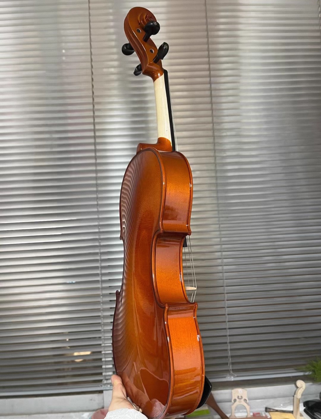 Massief houten altviool 14