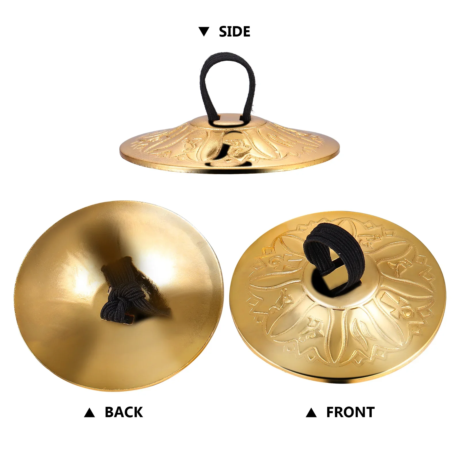 4/8 stuks koperen mini-vingerz - Musical Instrument Zills recensie en prijs