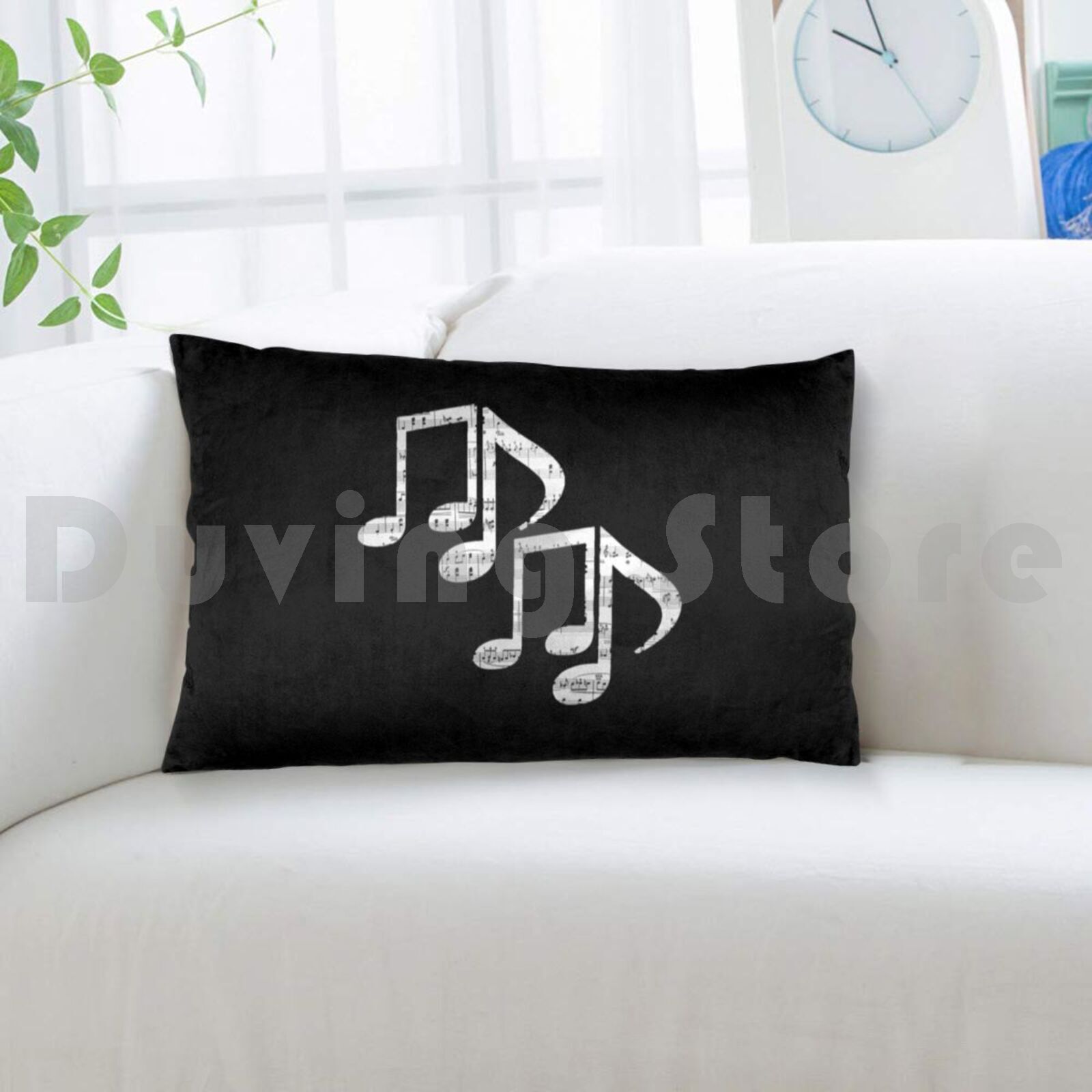 Muzieknoten Kussensloop Gedruk - Song With Musical Instrument recensie en prijs